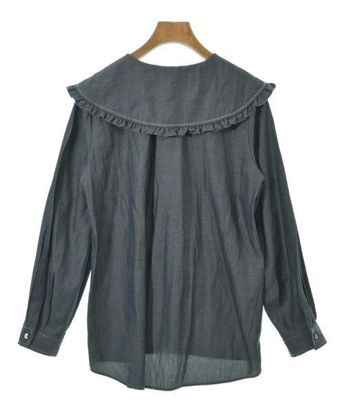 LANVIN en bleu（ランバンオンブルー）ブラウス 紺 サイズ:38(M位) レディース/2200679869030