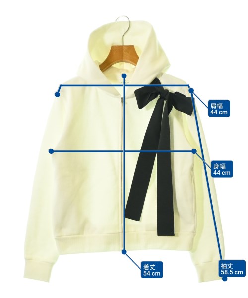 LANVIN en bleu（ランバンオンブルー）パーカー 白 サイズ:38(M位) レディース/2200682002066