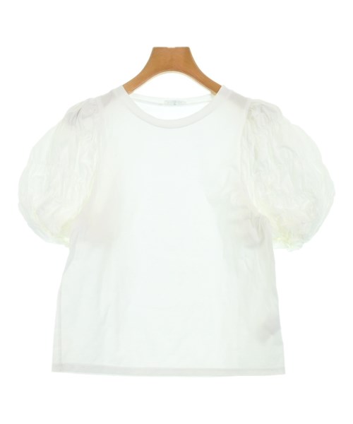 LANVIN en bleu(ランバンオンブルー)Tシャツ・カットソー 白 サイズ:38(M位)/2200684330051