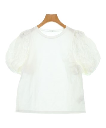ランバンオンブルー 半袖カットソー 38 M - LANVIN en bleu（ランバンオンブルー）Tシャツ・カットソー 白 サイズ