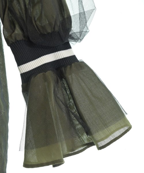 LANVIN en bleu（ランバンオンブルー）ブラウス カーキ サイズ:38(M位) レディース/2200678478011