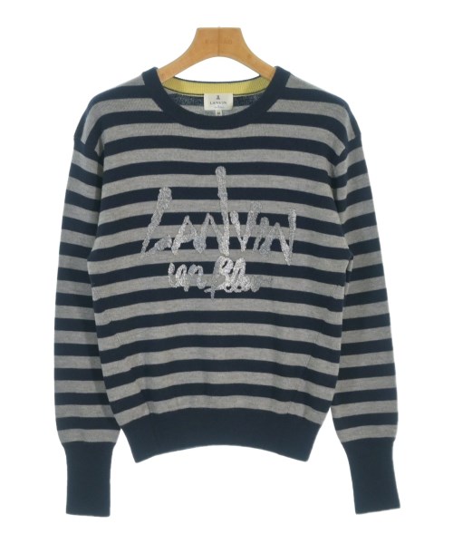 LANVIN en bleu(ランバンオンブルー)ニット・セーター グレー サイズ:38(M位)/2200682558075