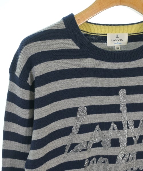 LANVIN en bleu（ランバンオンブルー）ニット・セーター グレー サイズ:38(M位) レディース/2200682558075