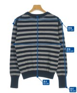LANVIN en bleu（ランバンオンブルー）ニット・セーター グレー サイズ:38(M位) レディース/2200682558075