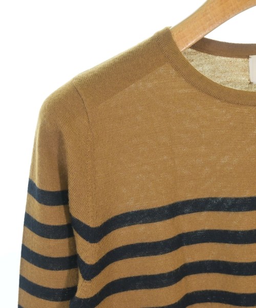 LANVIN en bleu（ランバンオンブルー）ニット・セーター 茶 サイズ:38(M位) レディース/2200682558082