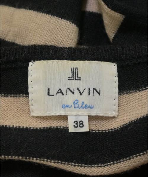 LANVIN en bleu（ランバンオンブルー）ニット・セーター ベージュ サイズ:38(M位) レディース/2200682558099