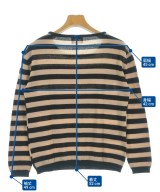 LANVIN en bleu（ランバンオンブルー）ニット・セーター ベージュ サイズ:38(M位) レディース/2200682558099