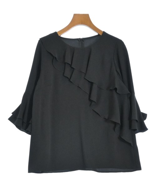 LANVIN en bleu(ランバンオンブルー)ブラウス 黒 サイズ:38(M位)/2200682174107