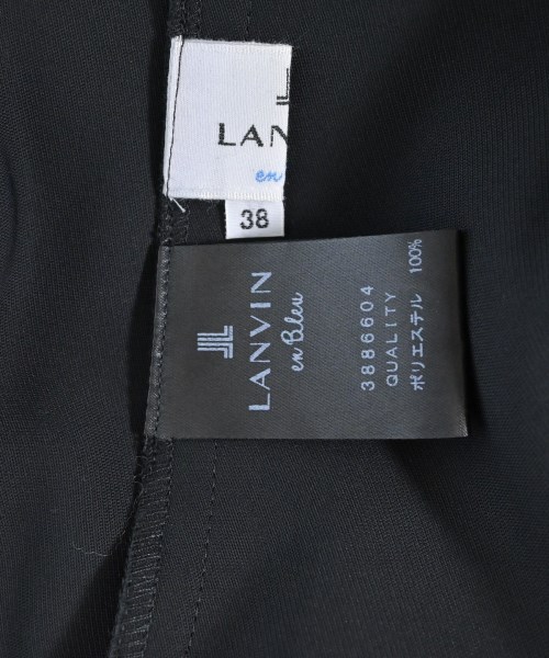 LANVIN en bleu（ランバンオンブルー）ブラウス 黒 サイズ:38(M位) レディース/2200682174107
