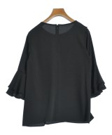 LANVIN en bleu（ランバンオンブルー）ブラウス 黒 サイズ:38(M位) レディース/2200682174107