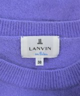 LANVIN en bleu（ランバンオンブルー）ニット・セーター 紫 サイズ:38(M位) レディース/2200684214139