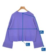 LANVIN en bleu（ランバンオンブルー）ニット・セーター 紫 サイズ:38(M位) レディース/2200684214139