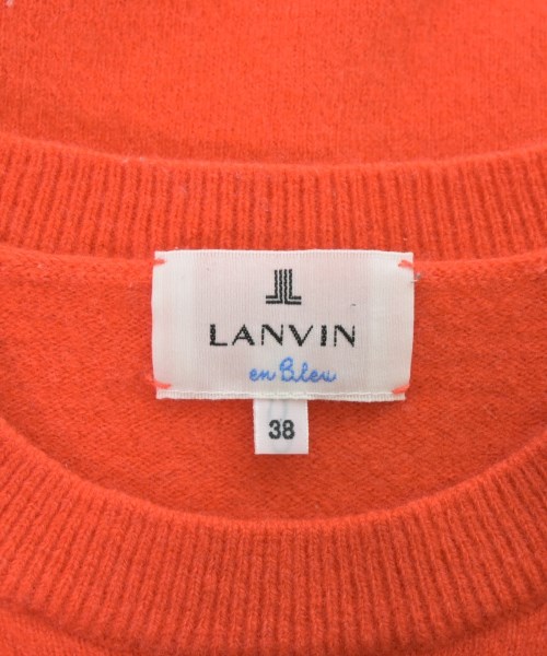 LANVIN en bleu（ランバンオンブルー）ニット・セーター オレンジ サイズ:38(M位) レディース/2200684214146