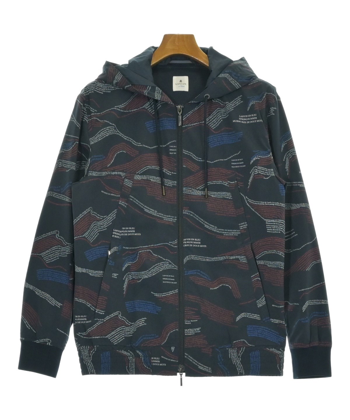 タグ付き 未使用LANVIN en Bleu リバーシブルブルゾン 38Mサイズ LANVIN en bleu（ランバンオンブルー）その他 紺 サイズ:48(L位