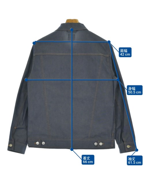 LANVIN en bleu（ランバンオンブルー）デニムジャケット 青 サイズ:48(L位) メンズ/2200689636158