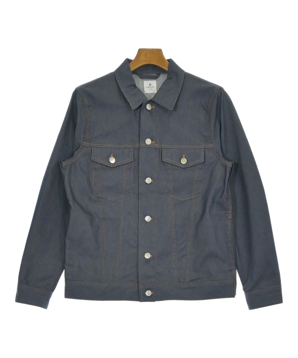 LANVIN en bleu（ランバンオンブルー）デニムジャケット 青 サイズ:48