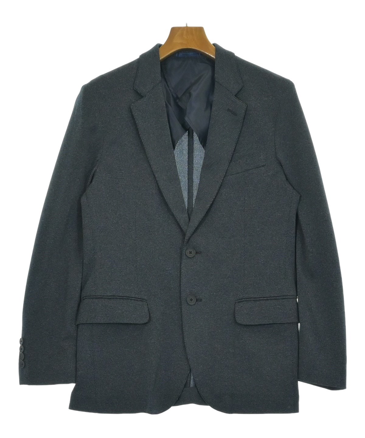 タグ付き 未使用LANVIN en Bleu リバーシブルブルゾン 38Mサイズ LANVIN en bleu（ランバンオンブルー）カジュアルジャケット 紺 サイズ