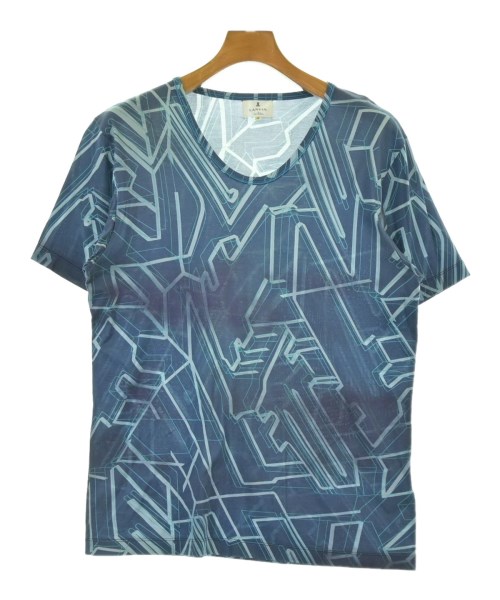 LANVIN en bleu(ランバンオンブルー)Tシャツ・カットソー 青 サイズ:48(L位)/2200684039039
