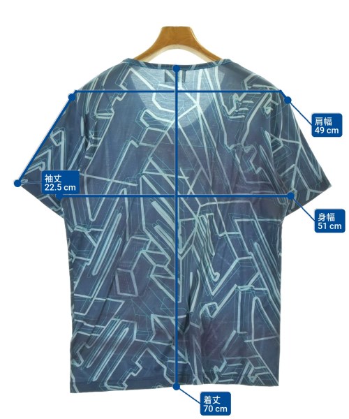 LANVIN en bleu（ランバンオンブルー）Tシャツ・カットソー 青 サイズ:48(L位) メンズ/2200684039039