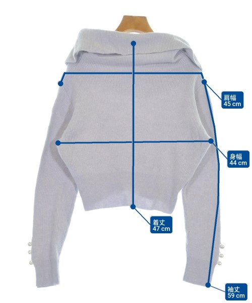 JILL by JILL STUART（ジルバイジルスチュアート）ニット・セーター グレー サイズ:F レディース/2200646948072