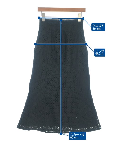 JILL by JILL STUART（ジルバイジルスチュアート）ロング・マキシ丈スカート 黒 サイズ:S レディース/2200661430064