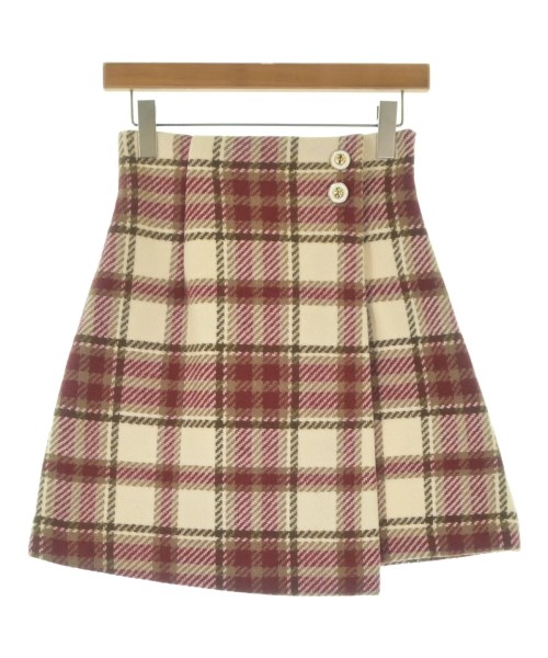 JILL by JILL STUART(ジルバイジルスチュアート)ミニスカート 赤 サイズ:S/2200671078089