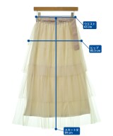 JILL by JILL STUART（ジルバイジルスチュアート）ロング・マキシ丈スカート ベージュ サイズ:FR レディース/2200688532062