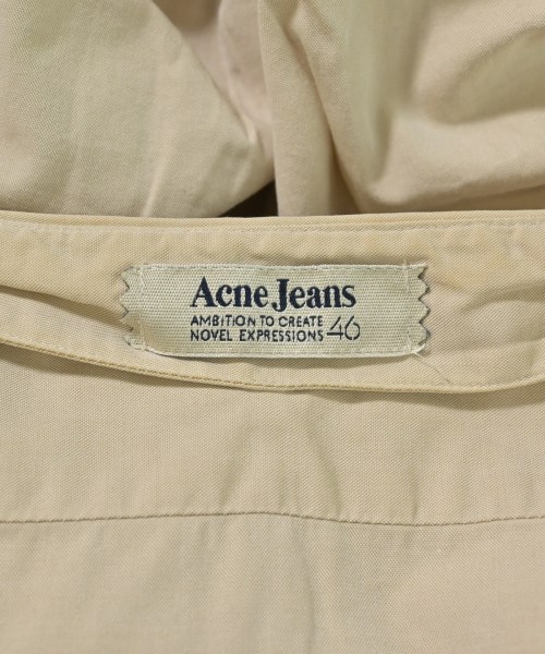 Acne Jeans（アクネジーンズ）カジュアルシャツ ベージュ サイズ:46(M位) メンズ/2200698376304