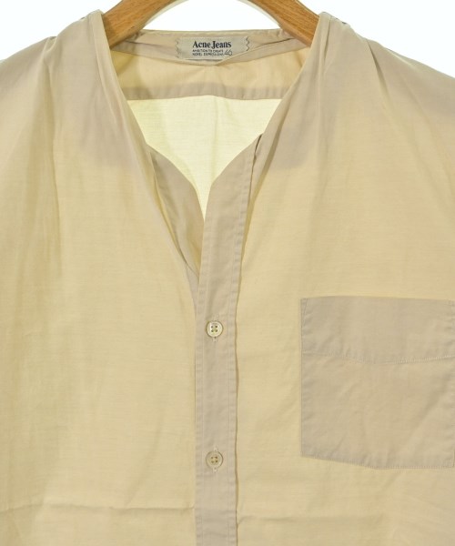 Acne Jeans（アクネジーンズ）カジュアルシャツ ベージュ サイズ:46(M位) メンズ/2200698376304