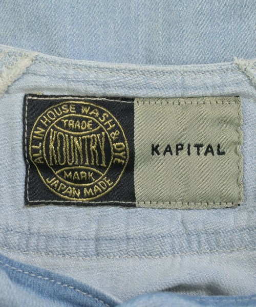 KAPITAL（キャピタル）カジュアルシャツ 青 サイズ:3(L位) メンズ/2200635783028