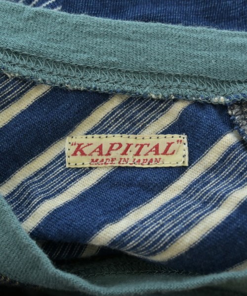 KAPITAL（キャピタル）Tシャツ・カットソー 青 サイズ:3(L位) メンズ/2200637572064