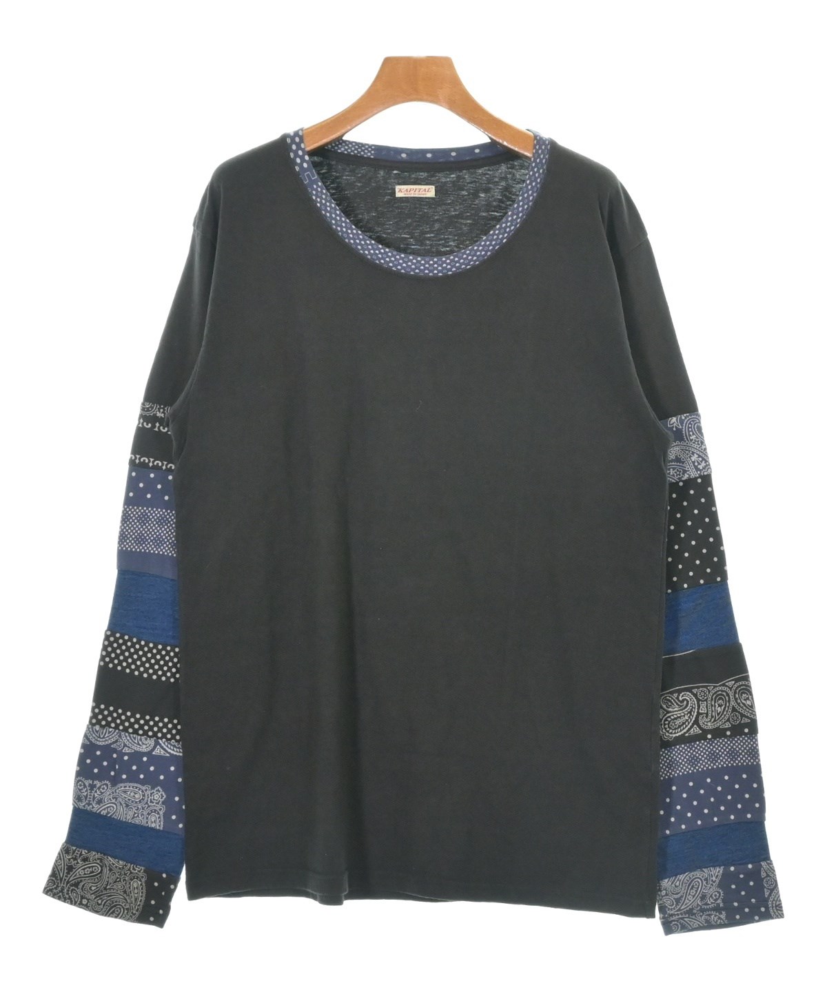KAPITAL（キャピタル）Tシャツ・カットソー 黒 サイズ:4(XL位) メンズ