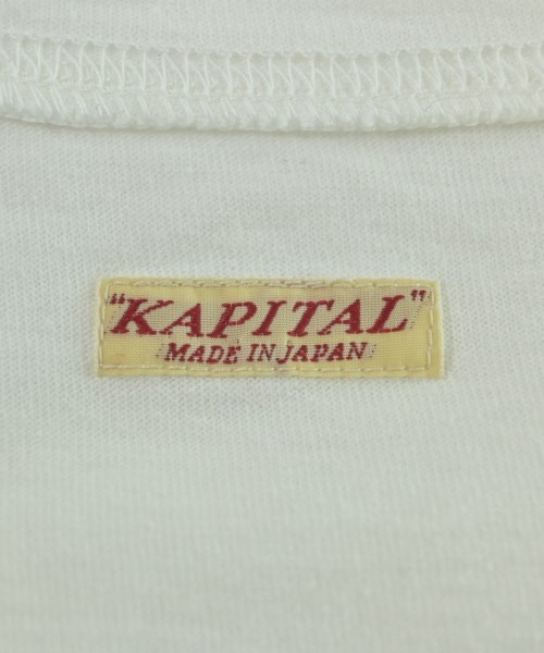 KAPITAL（キャピタル）Tシャツ・カットソー 白 サイズ:L メンズ/2200612219045