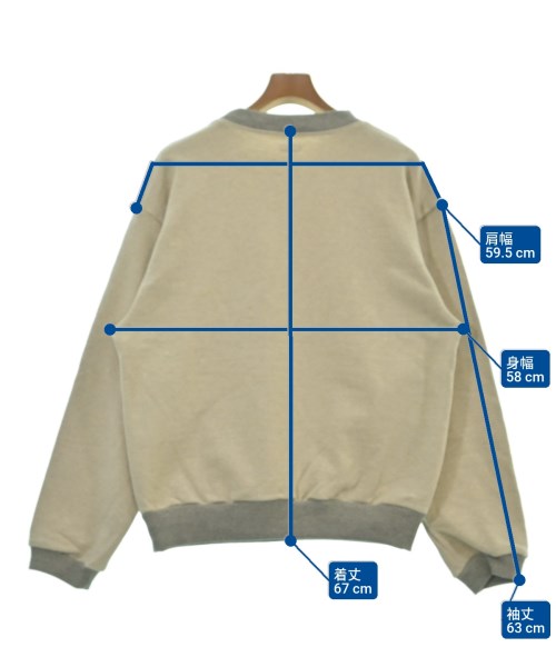 KAPITAL（キャピタル）スウェット ベージュ サイズ:3(L位) メンズ/2200612219052