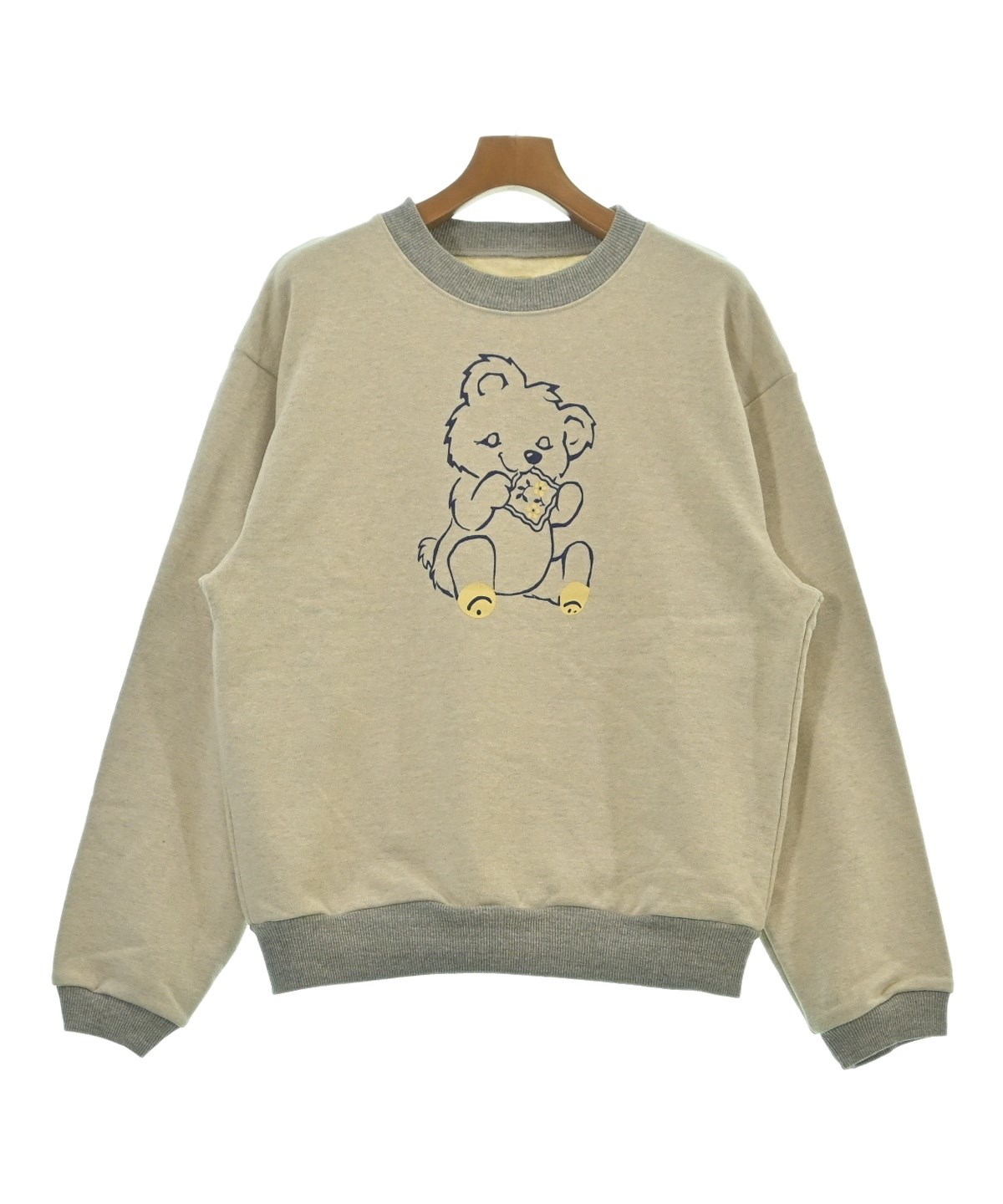 KAPITAL キャピタル　加工スウェット　サイズ0 KAPITAL（キャピタル）スウェット ベージュ サイズ:3(L位) メンズ