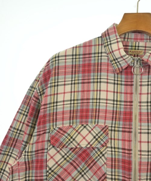 KAPITAL（キャピタル）カジュアルシャツ 赤 サイズ:3(L位) メンズ/2200612219106