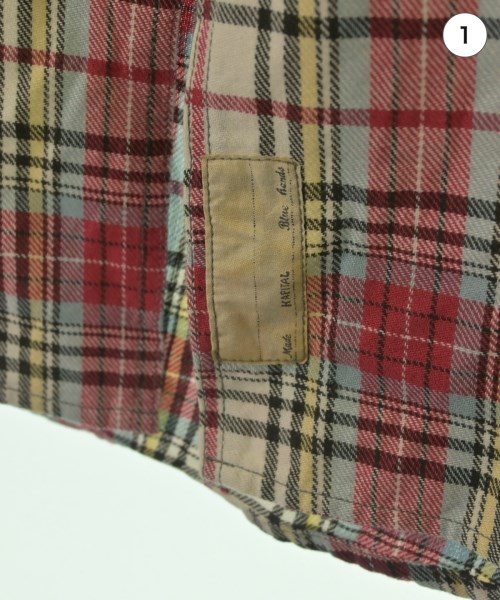 KAPITAL（キャピタル）カジュアルシャツ 赤 サイズ:3(L位) メンズ/2200612219106