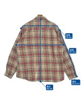 KAPITAL（キャピタル）カジュアルシャツ 赤 サイズ:3(L位) メンズ/2200612219106