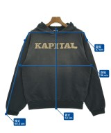 KAPITAL（キャピタル）パーカー グレー サイズ:3(L位) メンズ/2200612219113