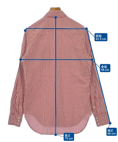 KAPITAL（キャピタル）カジュアルシャツ 赤 サイズ:2(M位) メンズ/2200618318049