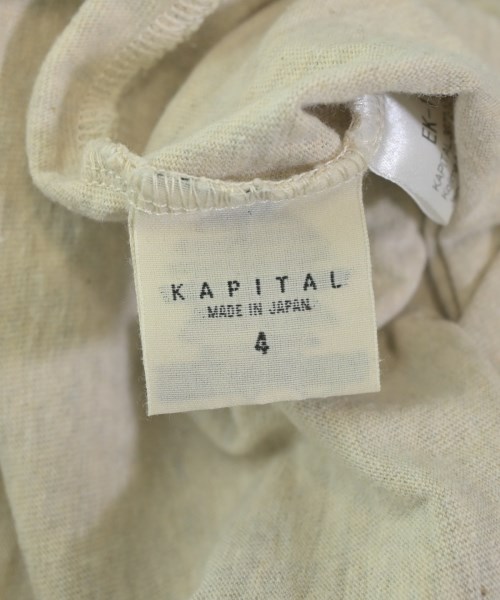 KAPITAL（キャピタル）Tシャツ・カットソー ベージュ サイズ:4(XL位) メンズ/2200676804362