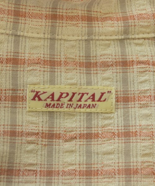 KAPITAL（キャピタル）カジュアルシャツ ベージュ サイズ:L メンズ/2200676804416
