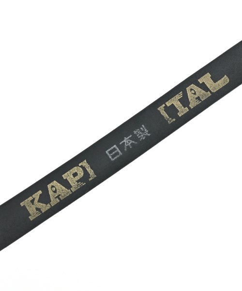 KAPITAL（キャピタル）ベルト 黒 サイズ:- メンズ/2200676804515