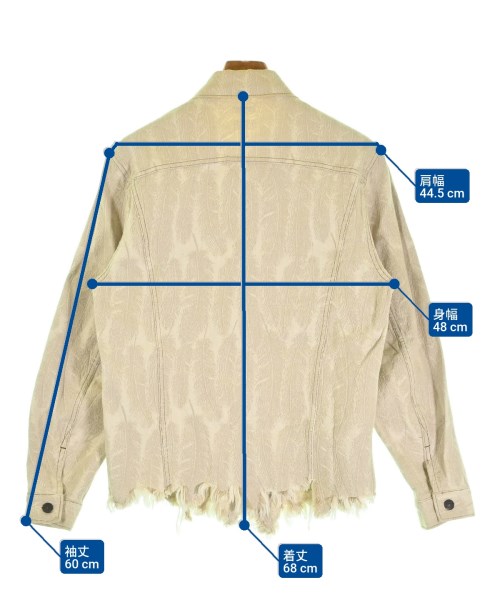 KAPITAL（キャピタル）デニムジャケット ベージュ サイズ:M メンズ/2200679187158