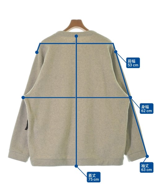 KAPITAL（キャピタル）スウェット ベージュ サイズ:3(L位) メンズ/2200680892010