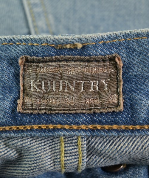 KAPITAL（キャピタル）ショートパンツ 青 サイズ:36(XL位) メンズ/2200640660208