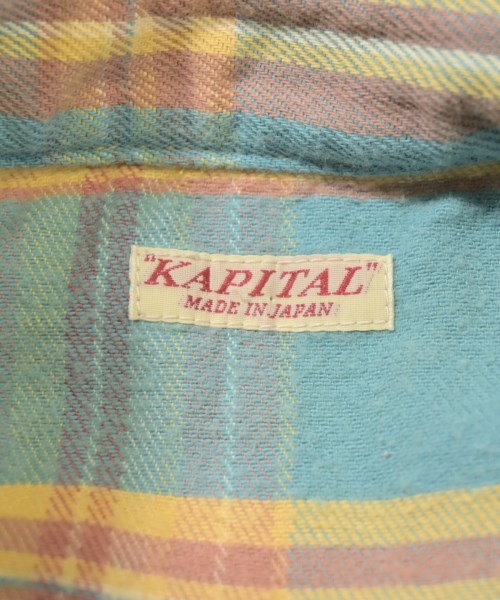 KAPITAL（キャピタル）カジュアルシャツ 青 サイズ:2(M位) メンズ/2200710590015