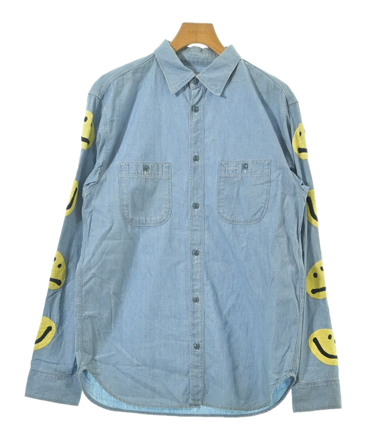 KAPITAL（キャピタル）カジュアルシャツ 青 サイズ:XL メンズ