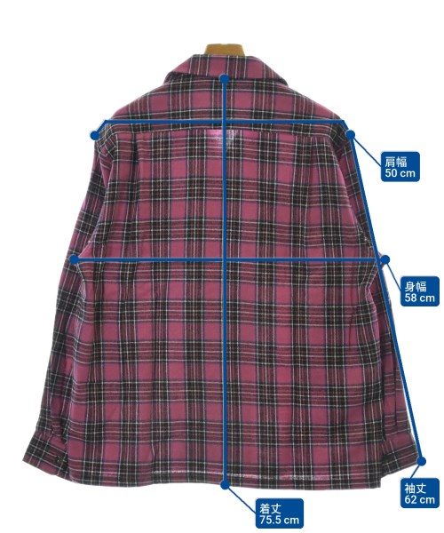 KAPITAL（キャピタル）カジュアルシャツ ピンク サイズ:3(L位) メンズ/2200650480155