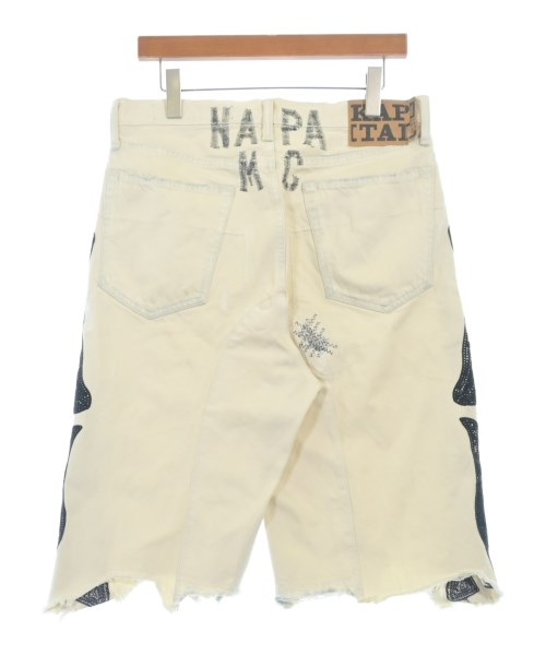 KAPITAL（キャピタル）ショートパンツ 白 サイズ:34(XL位) メンズ